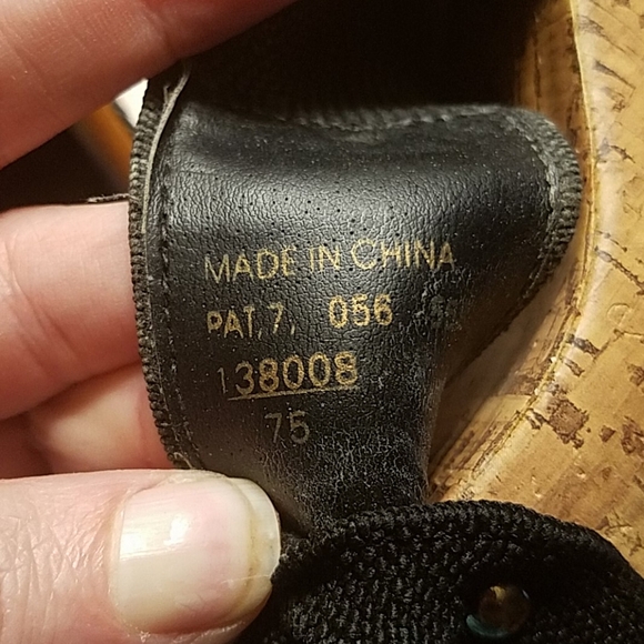 Montego Bay Club Wedge Elastic Strappy 6.5 Black - Picture 6 of 7